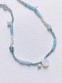 thumb N-MIX-0001 Natural  Gemstone Crystal Chain Handmade Beaded Necklace 0