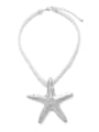 thumb Zinc Alloy Star Necklace with 2 colors 1