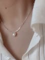 thumb Alloy Freshwater Pearl Water Drop Dainty Necklace 1
