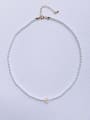 thumb N-PEMT-0018  Natural Round Shell Beads Handmade Beaded Necklace 0