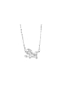 thumb 925 Sterling Silver Shell Deer Dainty Necklace 0