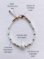 thumb Natural Round Shell Beads Chain Handmade Beaded Bracelet 3