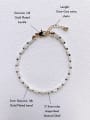 thumb Natural  Shell Beads Handmade Beaded Bracelet(B-PE-014) 3