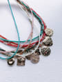 thumb Brass Gemstone Crystal Chain Multi Color Heart Bohemia handmade Beaded Necklace 0
