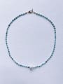 thumb N-STPE-0013 Natural Gemstone Crystal Beads Chain Handmade Beaded Necklace 0