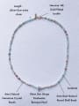 thumb Natural Gemstone Crystal Beads Chain Handmade Beaded Necklace 1