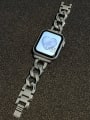 thumb Stainless Steel Metal Wristwatch Band For Apple Watch Series 1-6 1