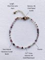 thumb B-ST-003 Natural  Gemstone Crystal Beads Chain Handmade Beaded Bracelet 1