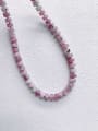 thumb N-STMT-0013  Natural Round Shell Beads Chain Handmade Beaded Necklace 3