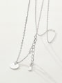 thumb custom 925 sterling silver round minimalist initials necklace 2