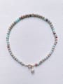 thumb N-STPE-0009  Natural Gemstone Crystal Beads Chain Handmade Beaded Necklace 0
