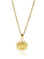 thumb Stainless steel Classic Sun Necklace With 16 Inch 0