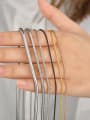 thumb Stainless steel Geometric Snake Chain Multiple size 1