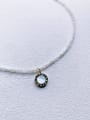 thumb N-DIY-003  Natural  Gemstone Crystal Chain Minimalist  handmade  Beaded Necklace 0