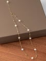 thumb Brass Freshwater Pearl Necklace 0