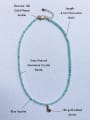 thumb N-DIY-0023 Natural Gemstone Crystal Beads Chain Hand Pendant  Handmade Beaded Necklace 2