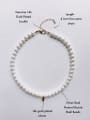 thumb Natural Round Shell  Beads Handmade Beaded Necklace 2