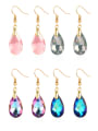 thumb Brass Water  Crystal Drop Earring 0