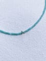 thumb N-DIY-013  Natural Stone Chain Heart  Pendant Bohemia Handmade Beaded Necklace 4