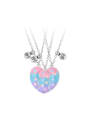 thumb Alloy Enamel Heart Minimalist Necklace 0