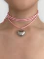 thumb Titanium Steel Heart Necklace 2