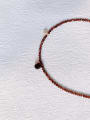thumb N-ST-0003 Red Garnet Chain Irregular Trend Handmade Beaded Necklace 3