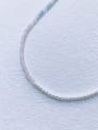 thumb N-STPE-0016 Natural Gemstone Crystal Beads Chain Handmade Beaded Necklace 1