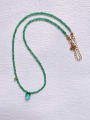 thumb N-ST-0012 Natural  Gemstone Crystal Chain Irregular Bohemia  Handmade Beaded Necklace 0