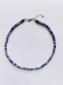 thumb N-STMT-0011  Natural Round Shell Beads Chain Handmade Beaded Necklace 1