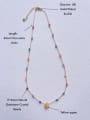thumb N-STLN-0002 Natural  Gemstone Crystal  Bead  Water Drop Pendant Minimalist Handmade Beaded Necklace 3