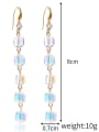 thumb Brass Water  Crystal Drop Earring 2