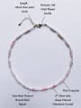 thumb N-STPE-0006 Natural Gemstone Crystal Beads Chain Handmade Beaded Necklace 4