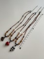 thumb Wood Star Hand weaving Ethnic Necklace 1