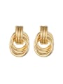 thumb Brass Geometric Earring 0