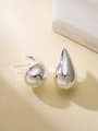 thumb Stainless steel Water Drop Drop Earring with 2 colors 3