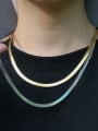 thumb Stainless steel Snake Bone Chain Minimalist Necklace 1