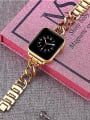 thumb Steel Metal Wristwatch Band For Apple Watch Series 7 6 5 4 3 2 1