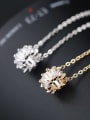 thumb Brass Cubic Zirconia White Necklace 0