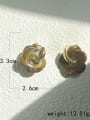 thumb Brass Resin Flower Drop Earring With 10 Colors 2