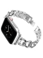 thumb Steel Metal Wristwatch Band For Apple Watch Series 7 6 5 4 3 2 2