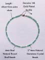 thumb N-STSH-0005 Natural  Gemstone Crystal Beads Chain  Handmade Beaded Necklace 3
