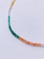 thumb Natural Gemstone Crystal Beads Chain Handmade Beaded Necklace 3