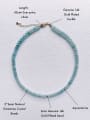 thumb N-STMT-0013  Natural Round Shell Beads Chain Handmade Beaded Necklace 2