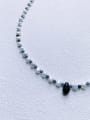 thumb N-STPE-0015 Natural Gemstone Crystal Beads Chain Handmade Beaded Necklace 3