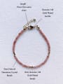 thumb B-ST-002 Natural  Gemstone Crystal Beads Chain Handmade Beaded Bracelet 3