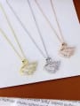 thumb 925 Sterling Silver Cubic Zirconia Swan Necklace 2