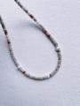 thumb N-STPE-0007  Natural Gemstone Crystal Beads Chain Handmade Beaded Necklace 4