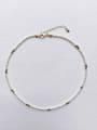 thumb N-PEMT-0003 Natural Round Shell Beads Handmade Beaded Necklace 2