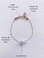 thumb Natural  Gemstone Crystal Beads Adjustable Handmade Beaded Bracelet 1
