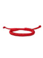 thumb Red string Ethnic Adjustable Bracelet with two colors 0